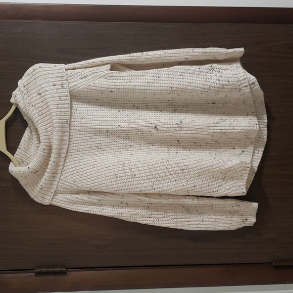 Sweaters - Speckled cowl neck sweater